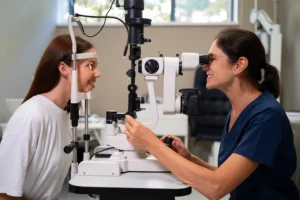 Diabetes-related eye problems affecting vision with early warning signs