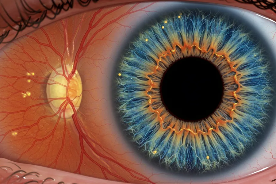 Eye exam for diabetic retinopathy detection and care